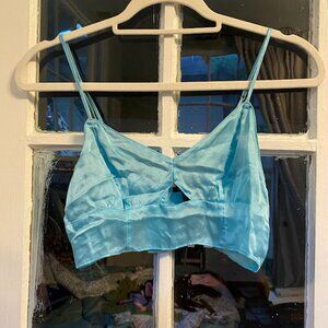 Victoria Secret Designer Collection Silk Unlined Bralette with Button Back